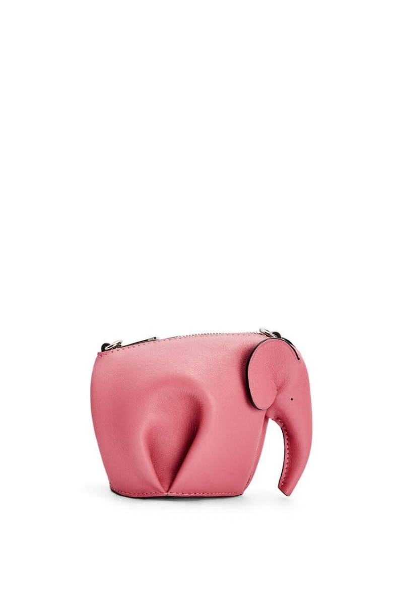 Bolso Pequeño Loewe Elephant Pouch in classic calfskin Mujer New Candy | 098UOJPDA