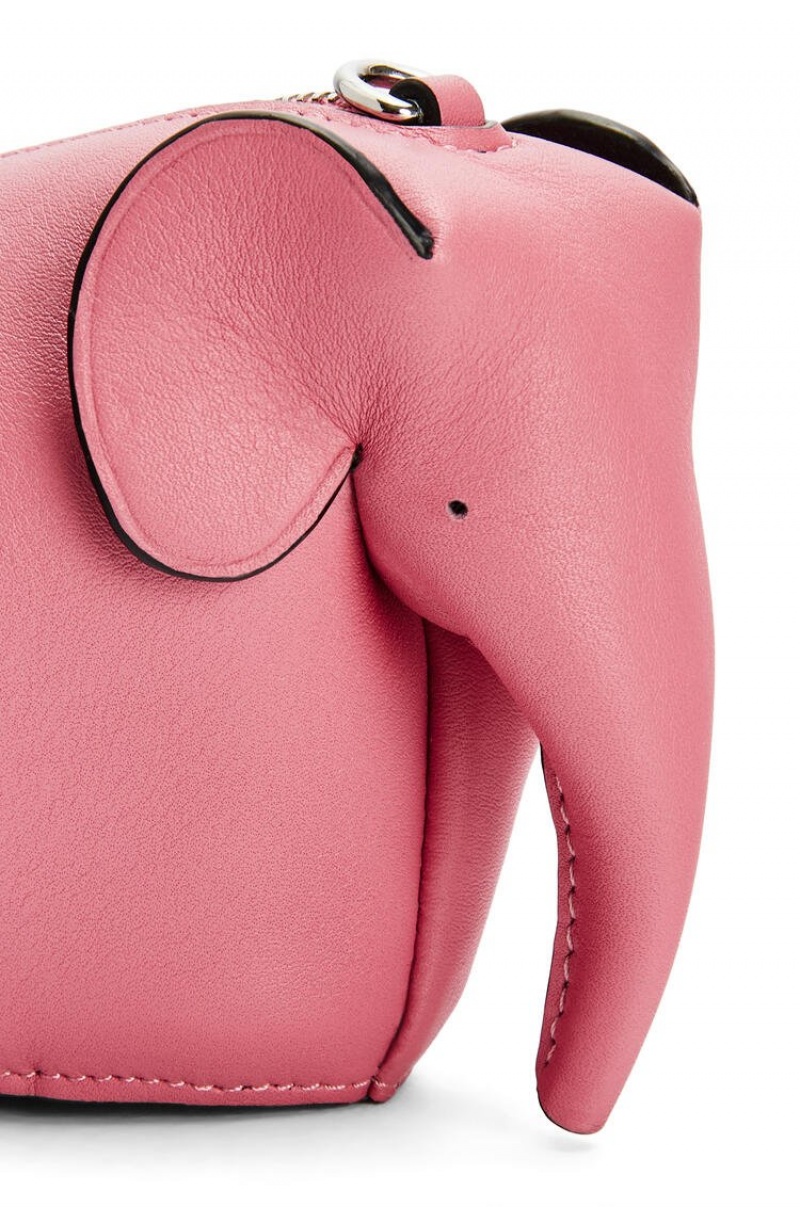 Bolso Pequeño Loewe Elephant Pouch in classic calfskin Mujer New Candy | 098UOJPDA