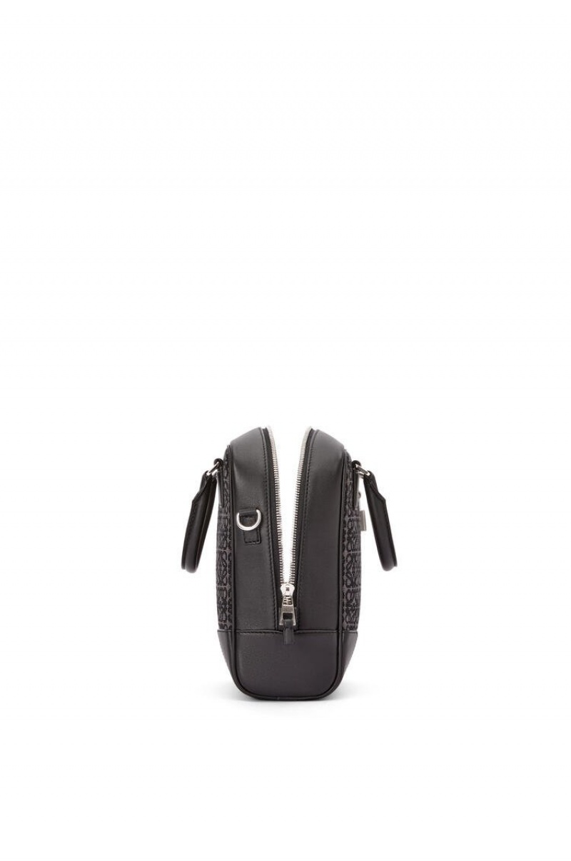 Bolso Tote Loewe Amazona 15 in Anagram jacquard and calfskin Hombre Negras | 578UCEXJF