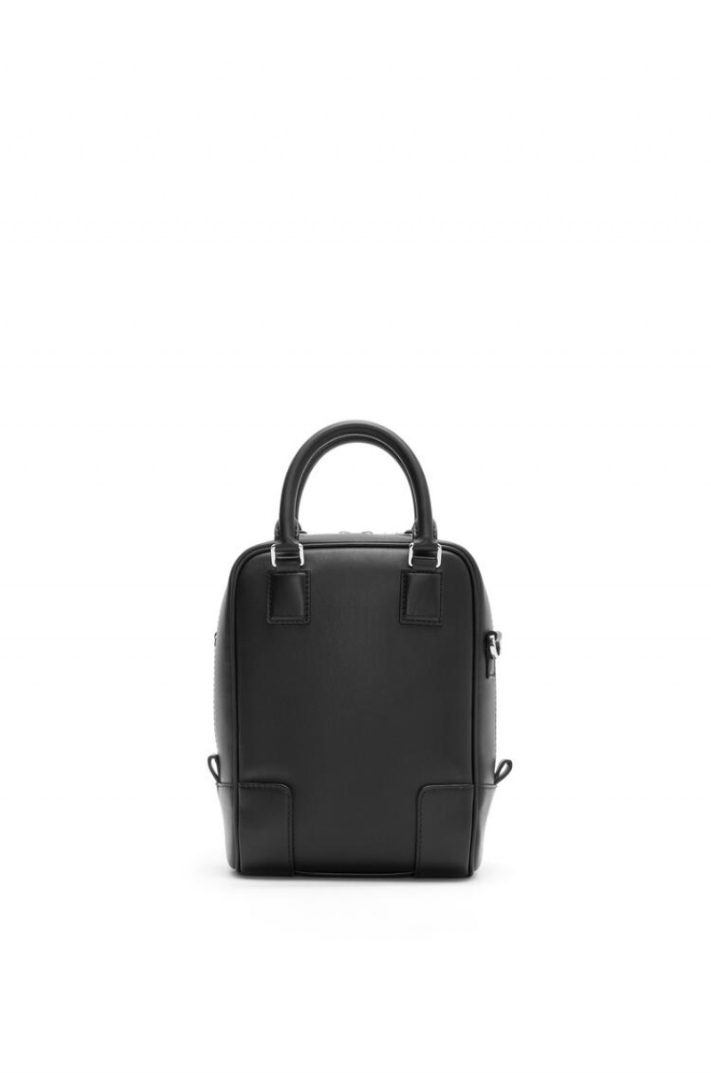 Bolso Tote Loewe Amazona 15 in satin calfskin Hombre Negras | 502NPMZYB