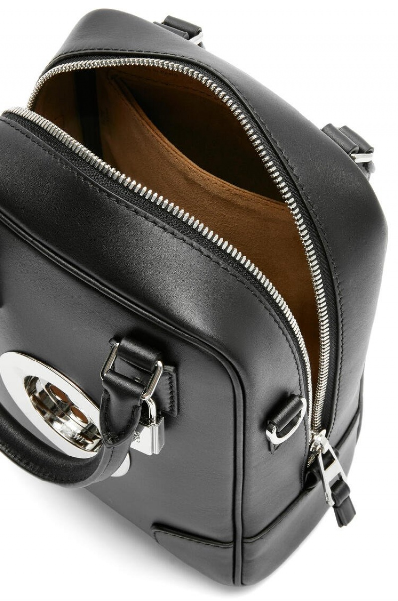 Bolso Tote Loewe Amazona 15 in satin calfskin Hombre Negras | 502NPMZYB