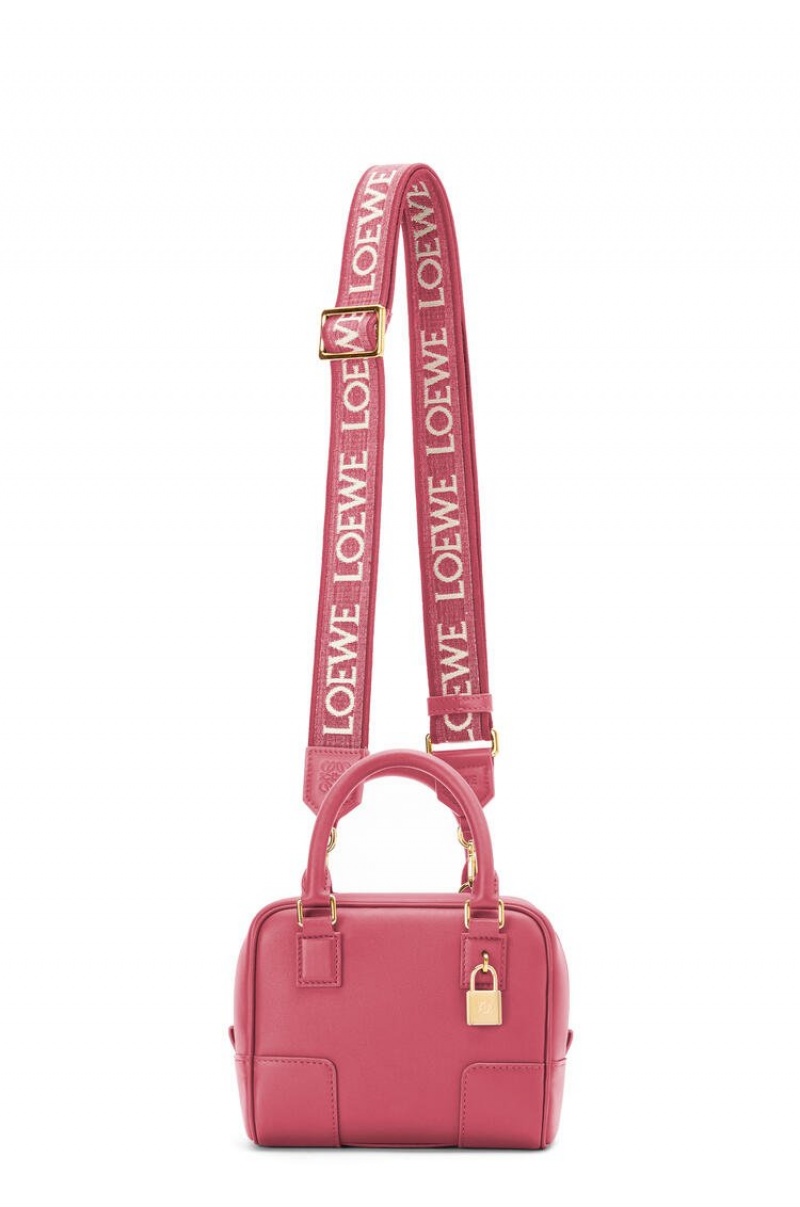 Bolso Tote Loewe Amazona 16 Square bag in nappa calfskin Mujer Plumrose | 301YEFAUK