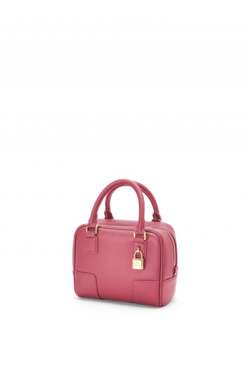 Bolso Tote Loewe Amazona 16 Square bag in nappa calfskin Mujer Plumrose | 301YEFAUK