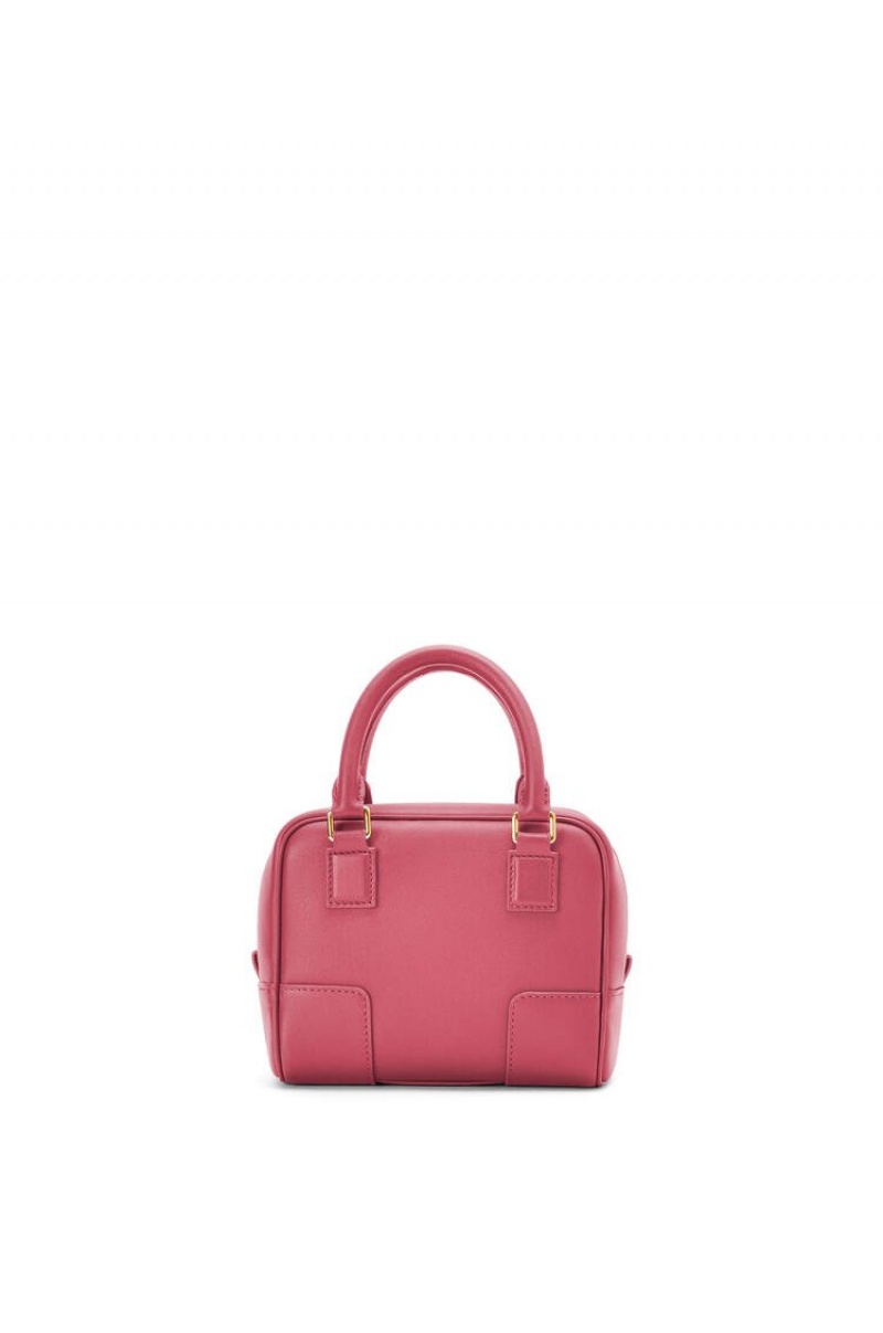 Bolso Tote Loewe Amazona 16 Square bag in nappa calfskin Mujer Plumrose | 301YEFAUK