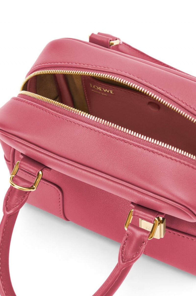 Bolso Tote Loewe Amazona 16 Square bag in nappa calfskin Mujer Plumrose | 301YEFAUK