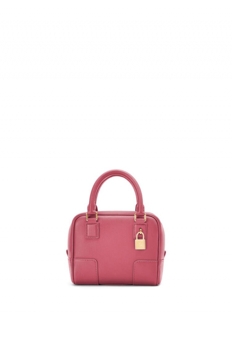 Bolso Tote Loewe Amazona 16 Square bag in nappa calfskin Mujer Plumrose | 301YEFAUK