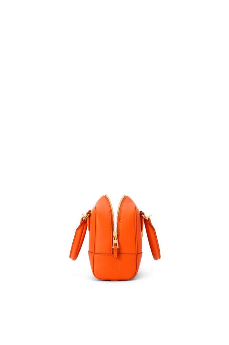 Bolso Tote Loewe Amazona 16 Square bag in nappa calfskin Mujer Naranjas | 184CTDXQZ