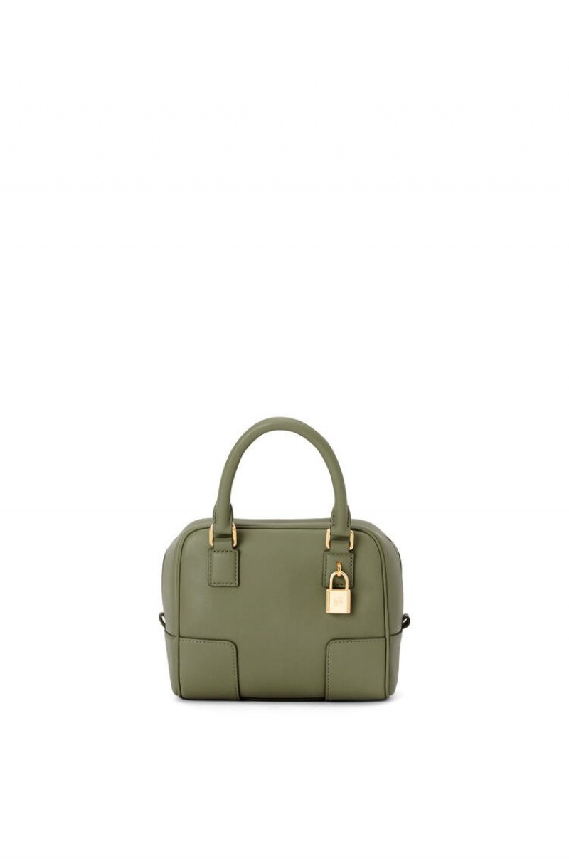 Bolso Tote Loewe Amazona 16 Square bag in nappa calfskin Mujer Verde | 192IXNYWM