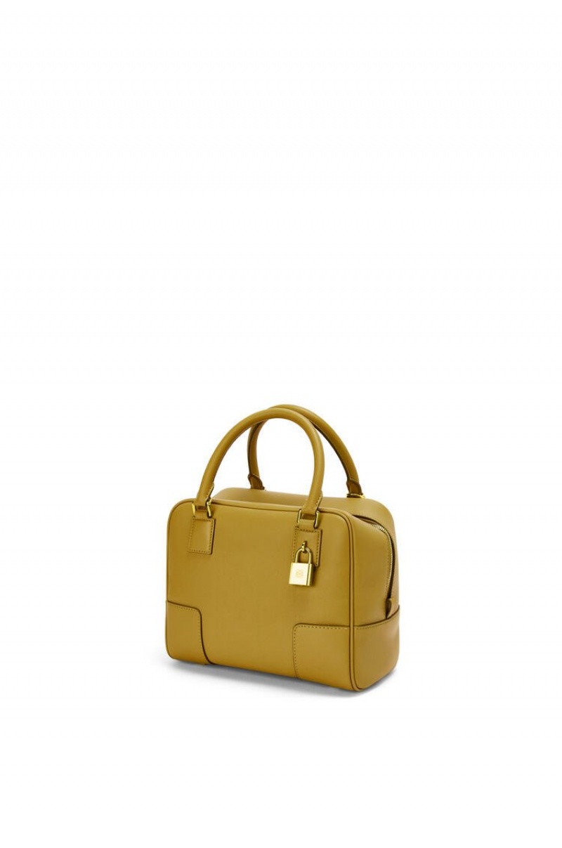 Bolso Tote Loewe Amazona 19 square bag in nappa calfskin Mujer Ochre | 236ELPCWB