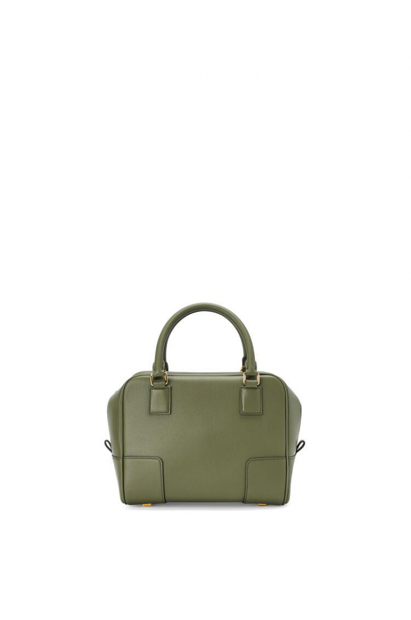 Bolso Tote Loewe Amazona 19 square bag in nappa calfskin Mujer Verde | 357SEXFKZ