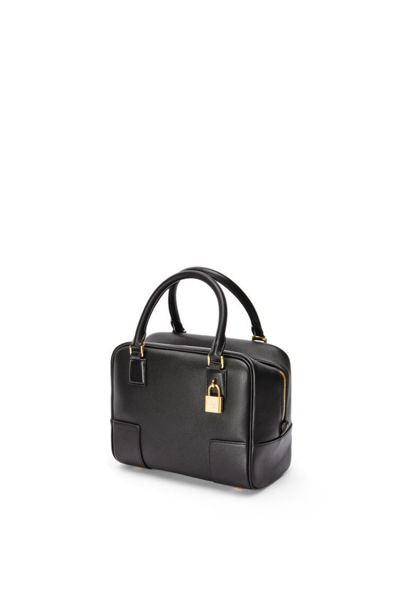 Bolso Tote Loewe Amazona 19 square bag in nappa calfskin Mujer Negras | 386NXDHIY