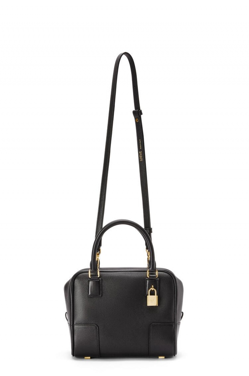 Bolso Tote Loewe Amazona 19 square bag in nappa calfskin Mujer Negras | 386NXDHIY