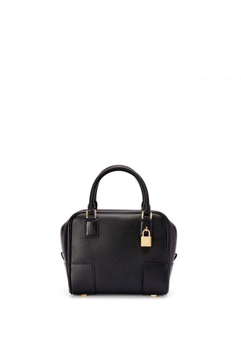 Bolso Tote Loewe Amazona 19 square bag in nappa calfskin Mujer Negras | 386NXDHIY