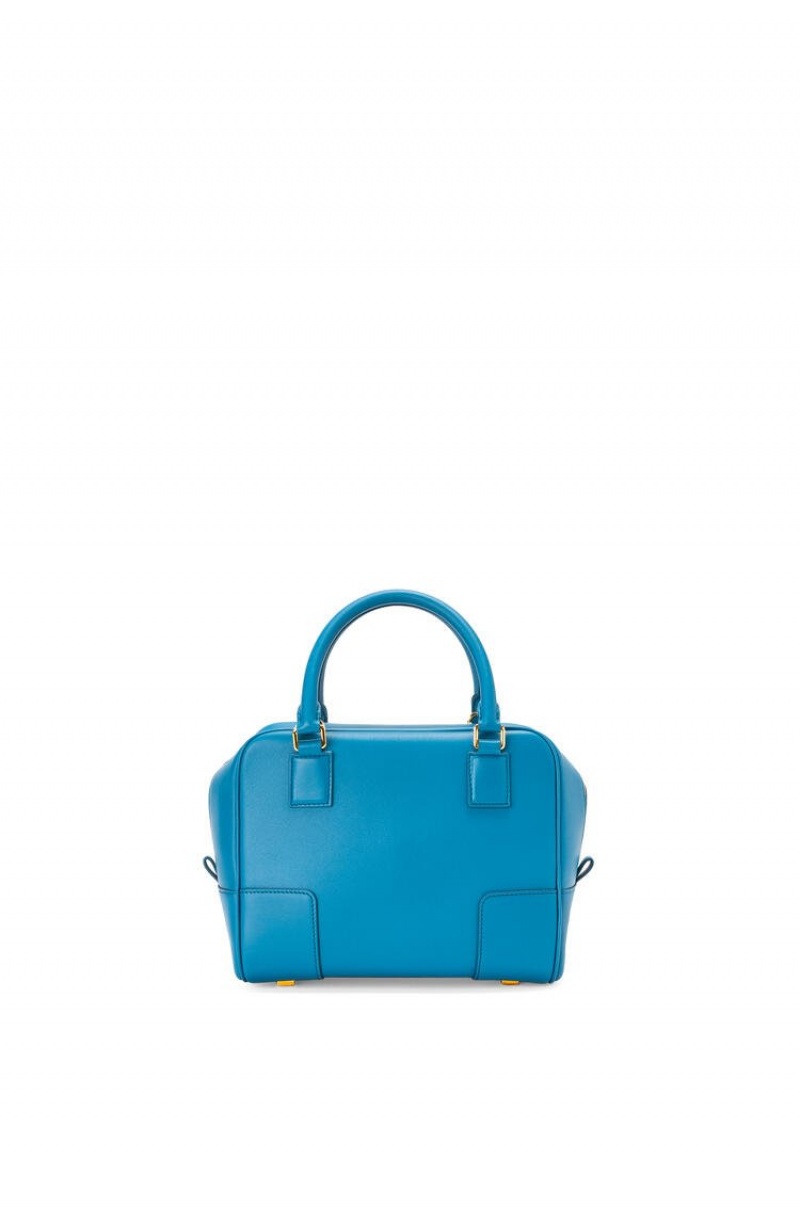 Bolso Tote Loewe Amazona 19 square bag in nappa calfskin Mujer Azules | 023KLOZWB