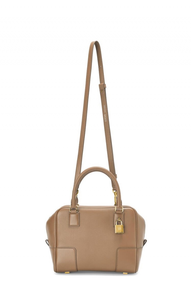 Bolso Tote Loewe Amazona 19 square bag in nappa calfskin Mujer Mink Color | 269MEZCTF