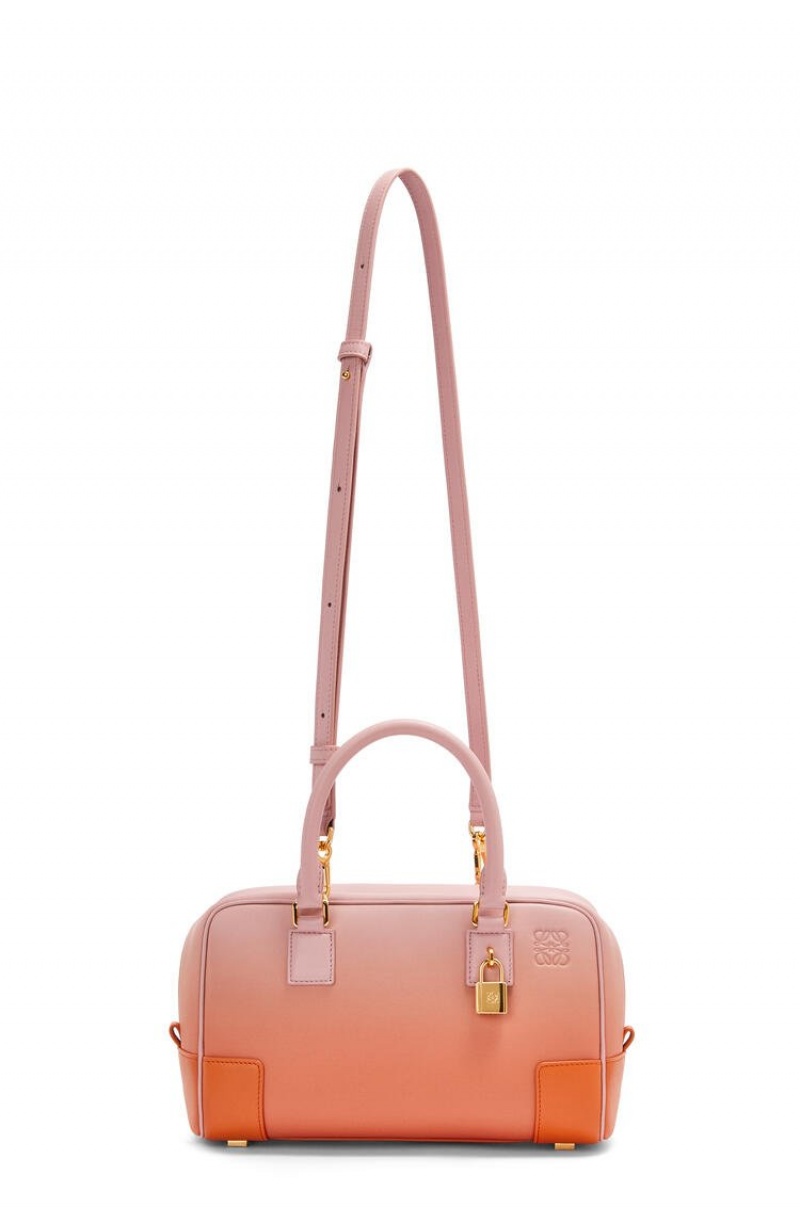 Bolso Tote Loewe Amazona 23 in degrade nappa calfskin Mujer Coral Oscuro | 128NFMUJA