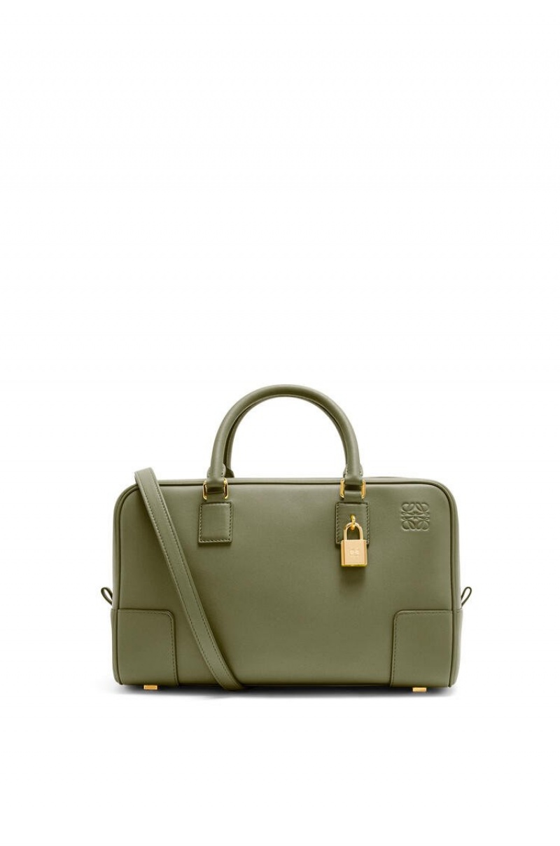 Bolso Tote Loewe Amazona 28 bag in nappa calfskin Mujer Verde | 149HPYZTJ