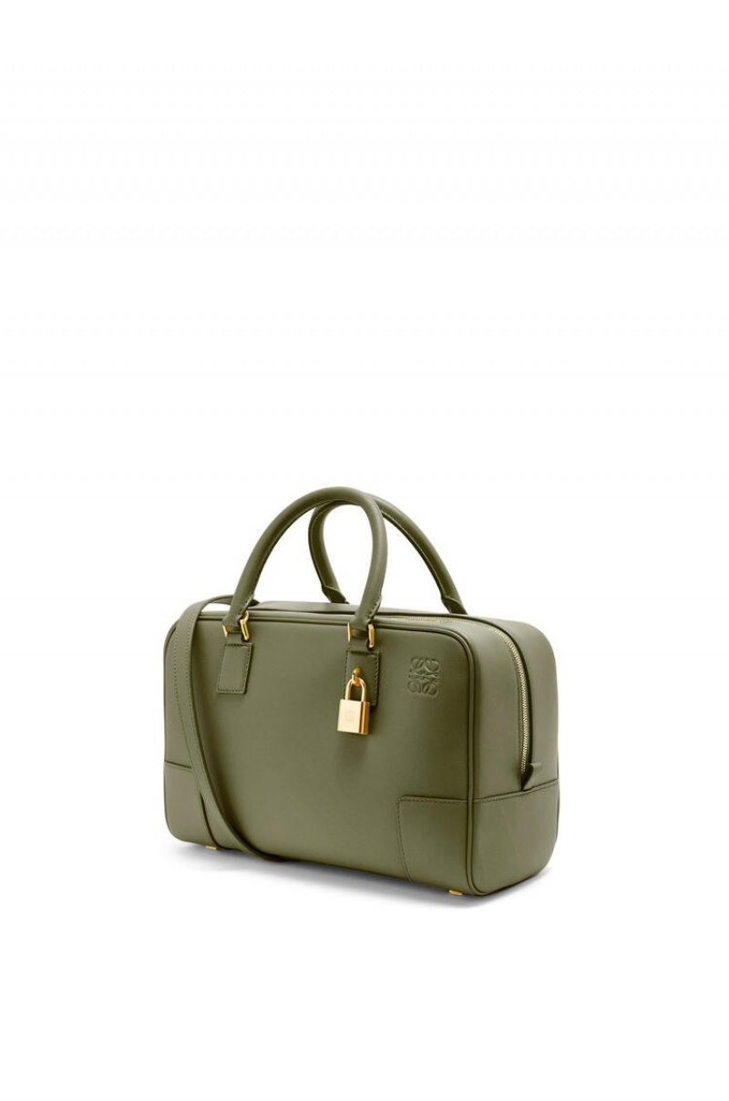 Bolso Tote Loewe Amazona 28 bag in nappa calfskin Mujer Verde | 149HPYZTJ