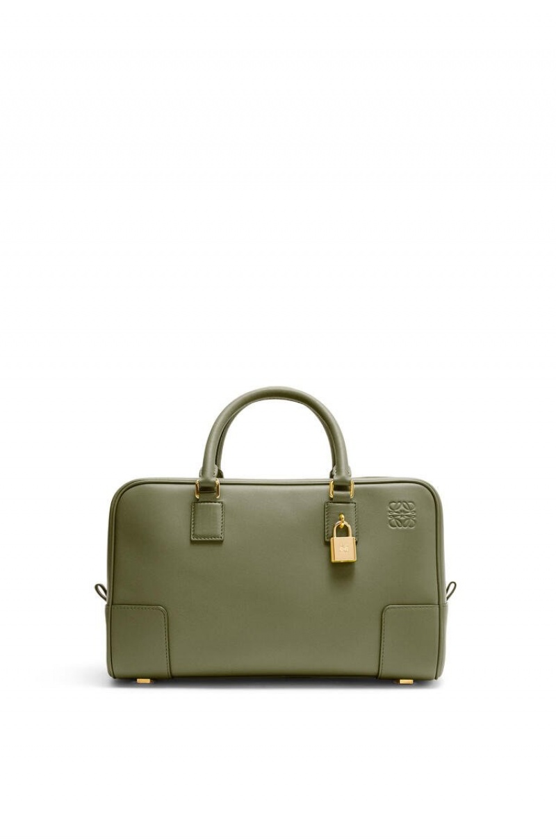 Bolso Tote Loewe Amazona 28 bag in nappa calfskin Mujer Verde | 149HPYZTJ