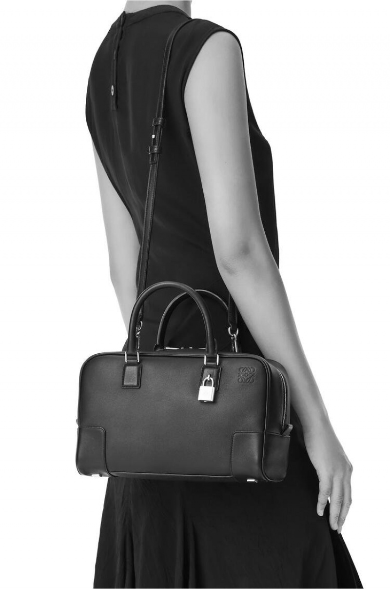 Bolso Tote Loewe Amazona 28 bag in nappa calfskin Mujer Negras | 512BXIZHT