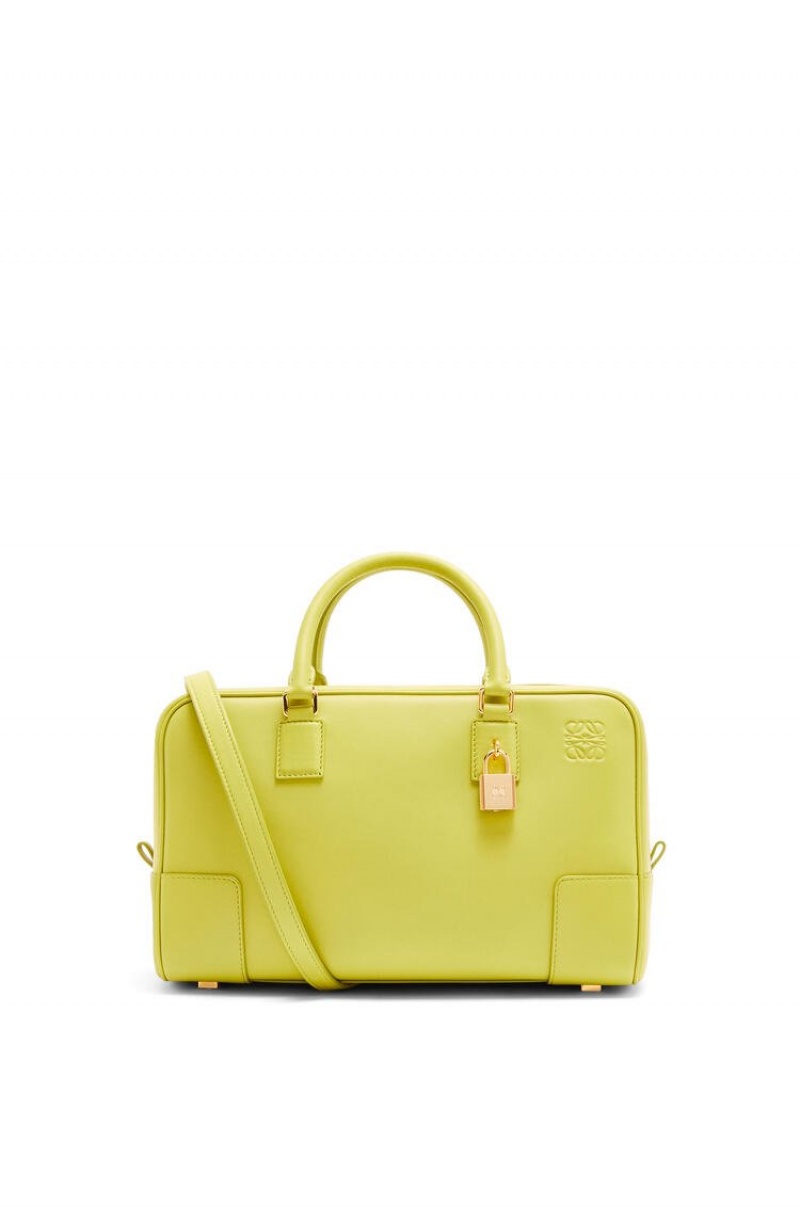 Bolso Tote Loewe Amazona 28 bag in nappa calfskin Mujer Amarillo | 046WQIYFJ