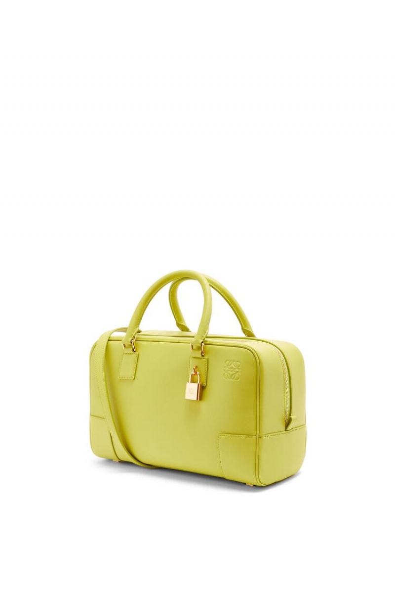 Bolso Tote Loewe Amazona 28 bag in nappa calfskin Mujer Amarillo | 046WQIYFJ