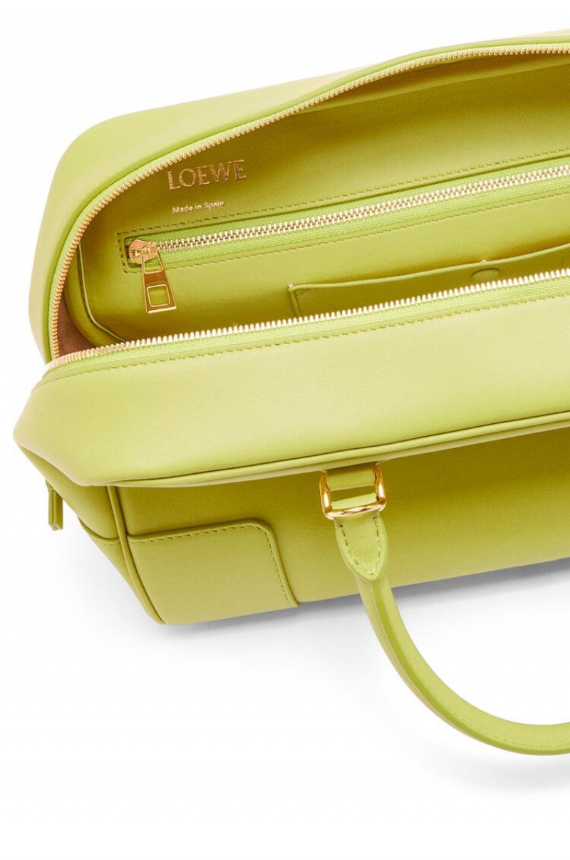 Bolso Tote Loewe Amazona 28 bag in nappa calfskin Mujer Amarillo | 046WQIYFJ