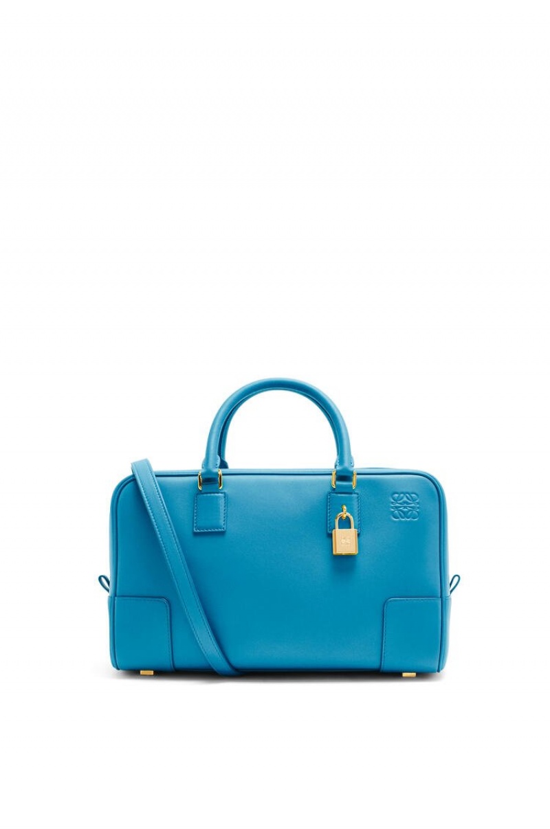 Bolso Tote Loewe Amazona 28 bag in nappa calfskin Mujer Azules | 059OVTDUN