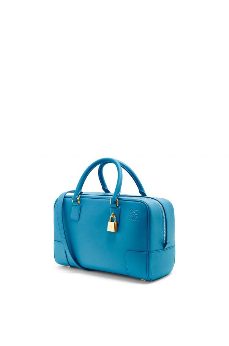 Bolso Tote Loewe Amazona 28 bag in nappa calfskin Mujer Azules | 059OVTDUN