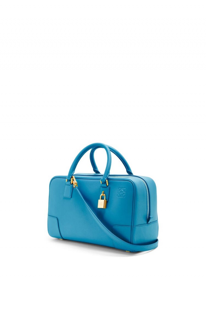 Bolso Tote Loewe Amazona 28 bag in nappa calfskin Mujer Azules | 059OVTDUN