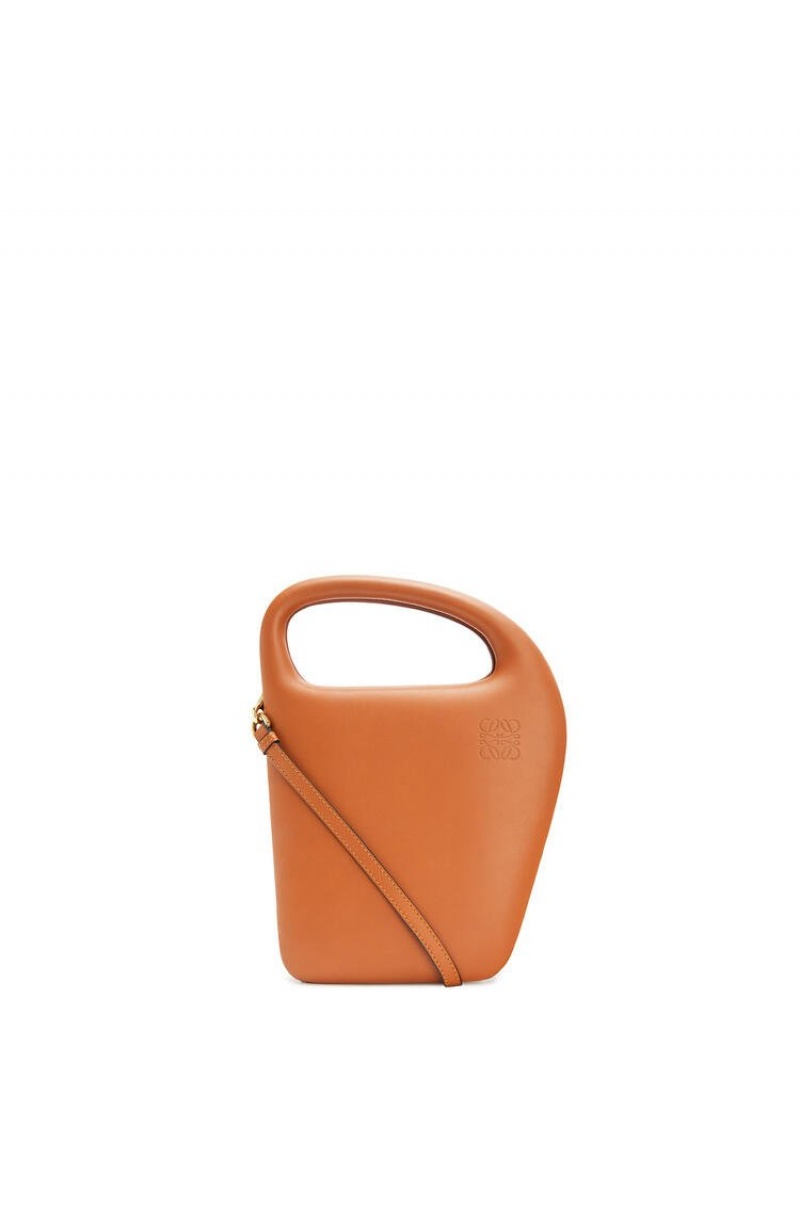 Bolso Tote Loewe Architects D bag in natural calfskin Mujer Tan | 094JVFXDK