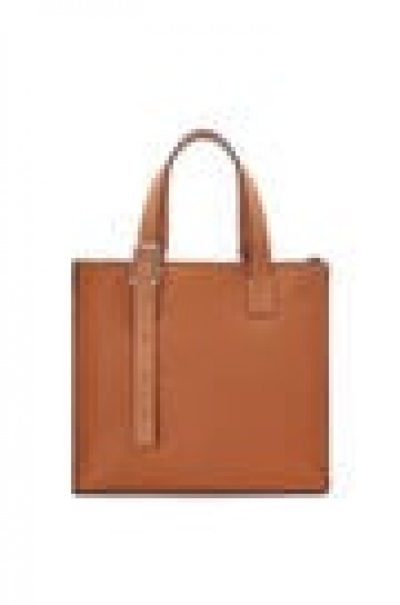 Bolso Tote Loewe Hebilla Zip tote in soft grained calfskin Hombre Tan | 413EMJKZU