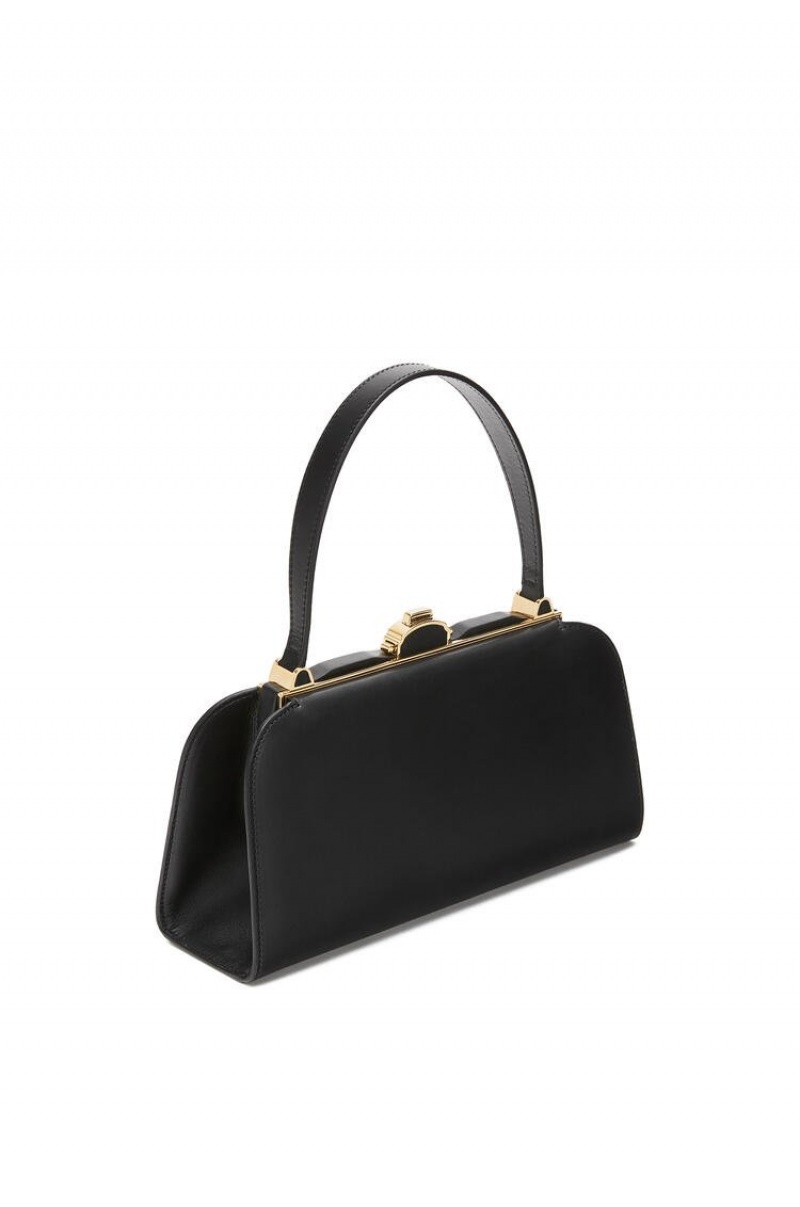 Bolso Tote Loewe Lantern bag in box calfskin Mujer Negras | 743ZUIDBW