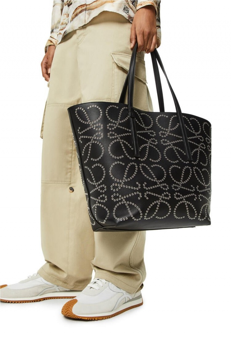 Bolso Tote Loewe T Tote bag in classic calfskin Hombre Negras | 109ODBTCL