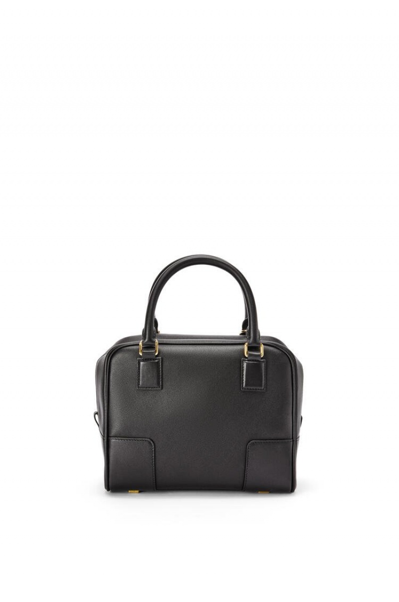 Bolsos Mini Loewe Amazona 19 square bag in nappa calfskin Mujer Negras | 820NWVGUZ