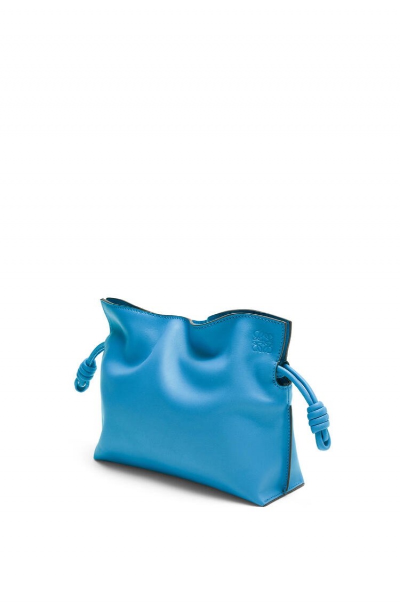 Bolsos Mini Loewe Mini Flamenco clutch in nappa calfskin Mujer Azules | 069IZBTCM