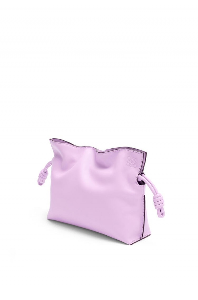 Bolsos Mini Loewe Mini Flamenco clutch in nappa calfskin Mujer Bloom Orchid | 074GZKQUR