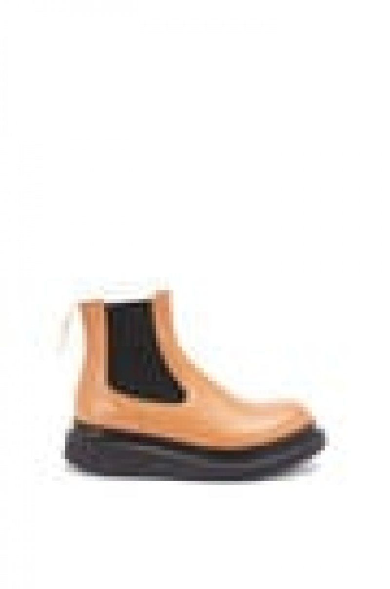 Boots & Ankle Boots Loewe Chelsea boot in calfskin Mujer Desert | 927HDFXLK