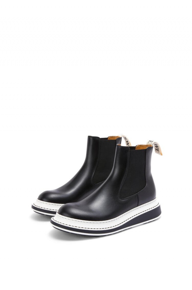 Boots & Ankle Boots Loewe Chelsea boot in calfskin Mujer Negras | 027UAFQHX