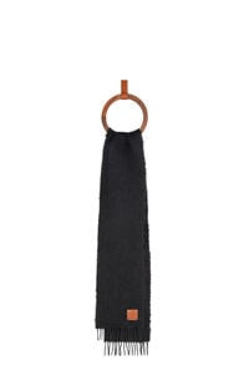 Bufandas Loewe Scarf in wool and mohair Hombre Rosas | 147UIDWVF