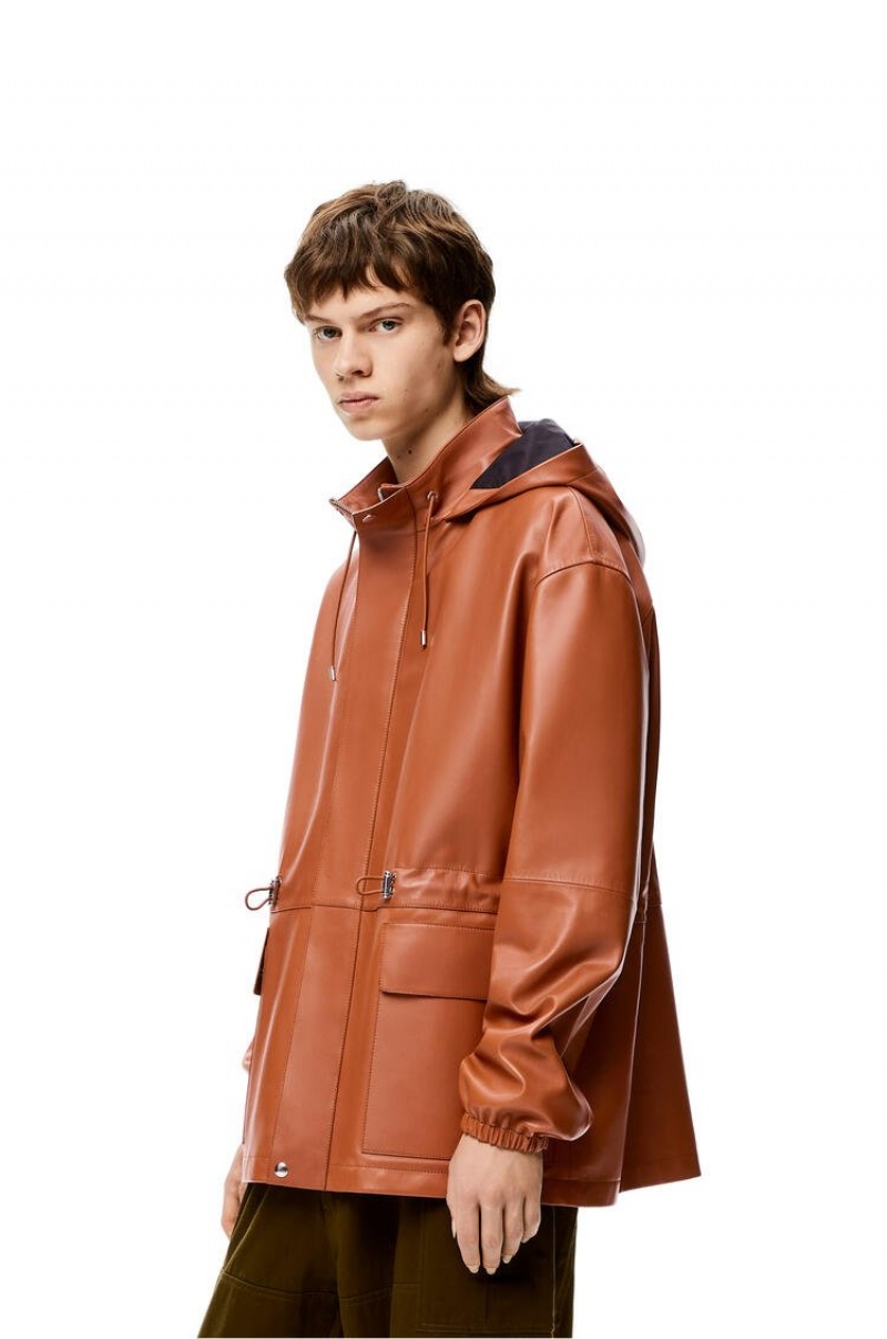 Chaquetas Loewe Senderismo jacket in nappa Hombre Tan | 065SLACFE