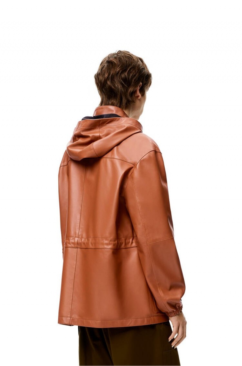 Chaquetas Loewe Senderismo jacket in nappa Hombre Tan | 065SLACFE