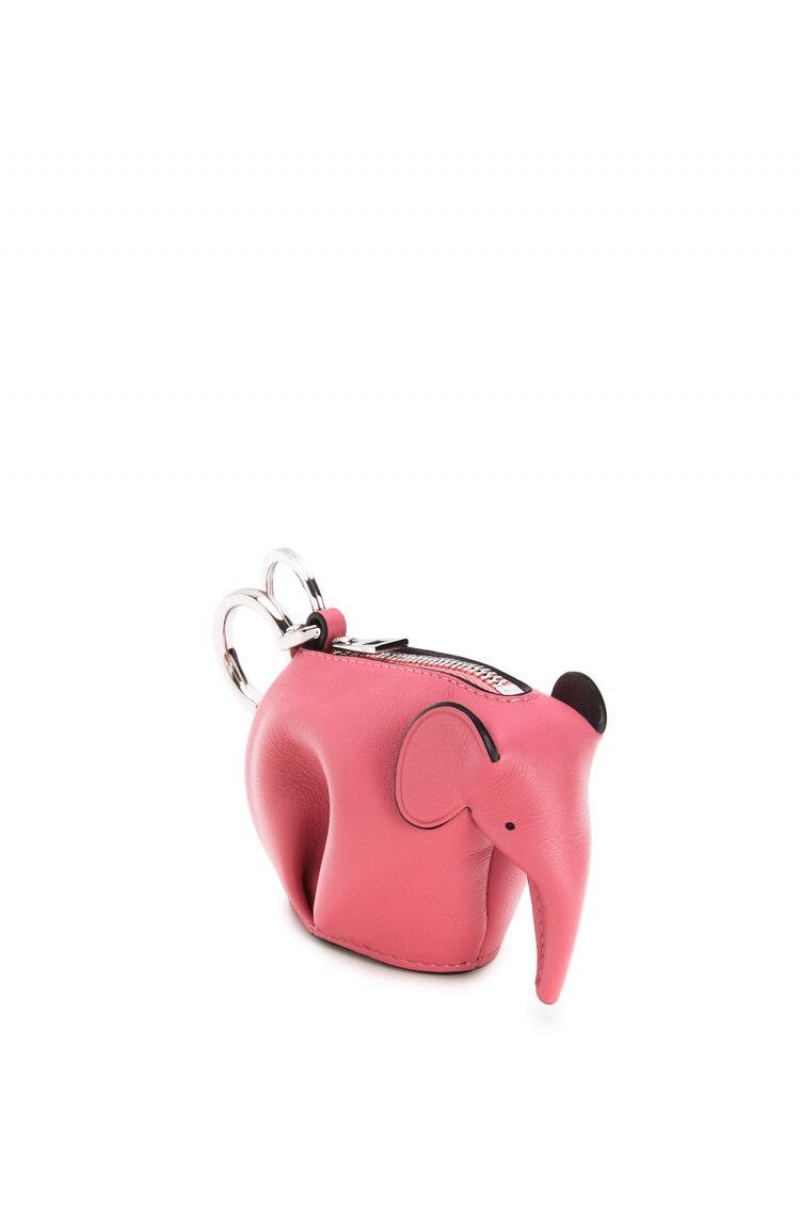 Charms Loewe Elephant charm in classic calfskin Mujer New Candy | 023HPLRDY