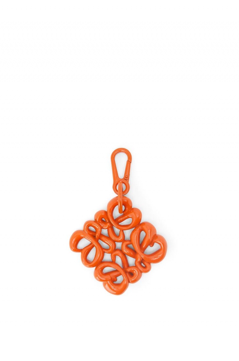 Charms Loewe Inflated Anagram charm Mujer Naranjas | 812KMOGVX