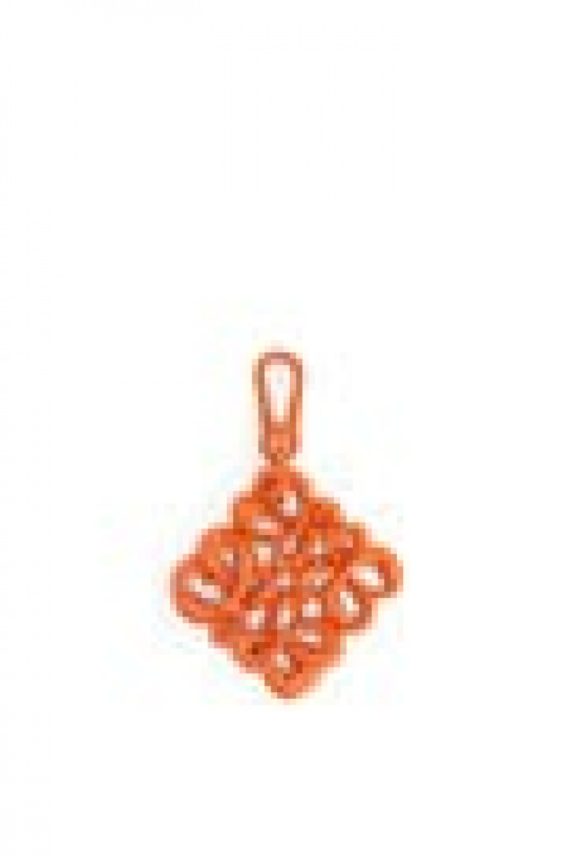 Charms Loewe Inflated Anagram charm Mujer Naranjas | 812KMOGVX