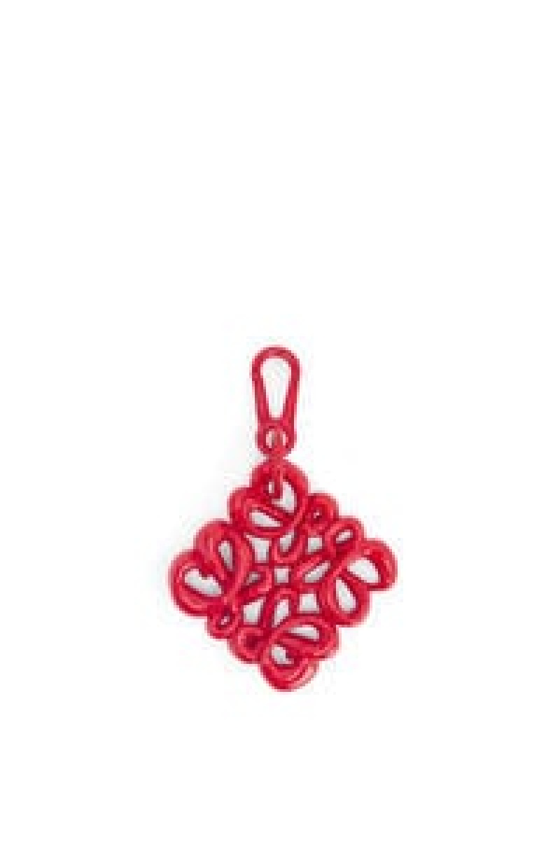 Charms Loewe Inflated Anagram charm Mujer Naranjas | 812KMOGVX