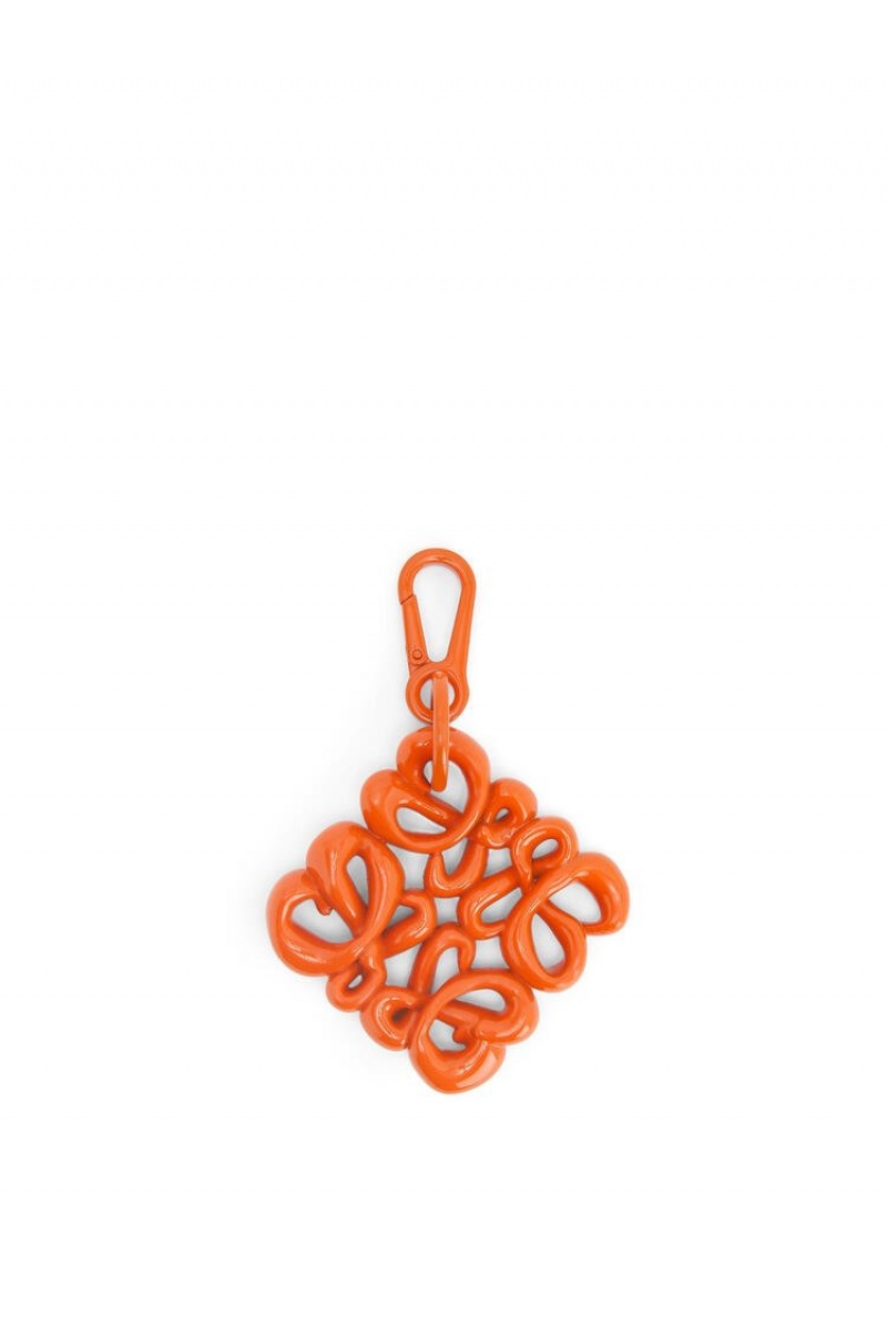 Charms Loewe Inflated Anagram charm Mujer Naranjas | 812KMOGVX