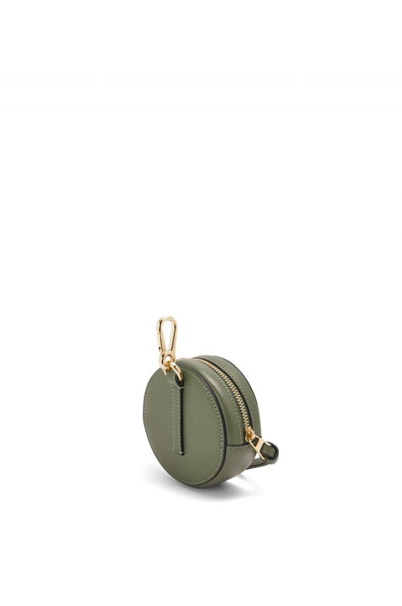 Charms Loewe Mini Cookie pouch in soft calfskin Mujer Verde | 308SJAHLC