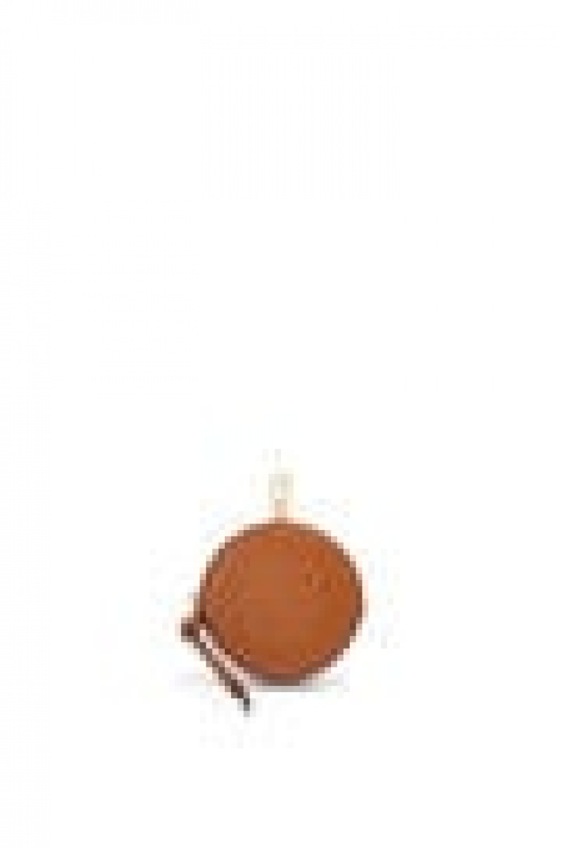 Charms Loewe Mini Cookie pouch in soft calfskin Mujer Tan | 981VDRKHB