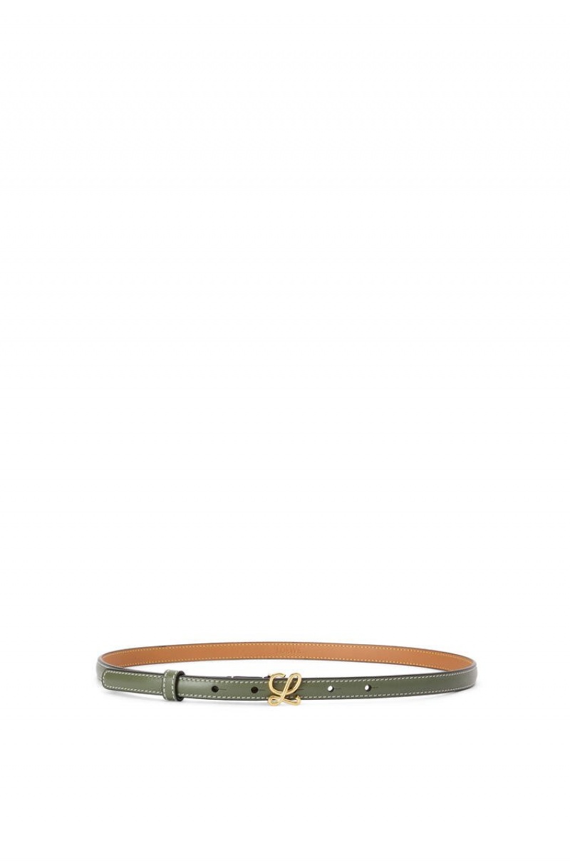 Cinturones Loewe Belt in smooth calfskin Mujer Doradas | 274DPFREQ